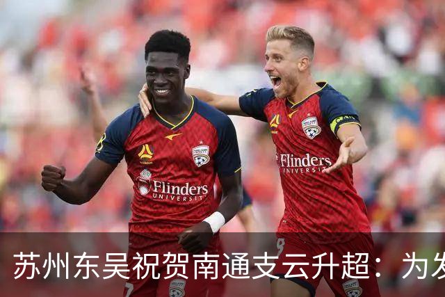 苏州东吴祝贺南通支云升超：为发展中的江苏足球注入信心和力量